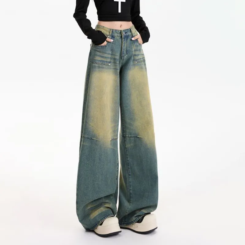 FAIRWHALE Jeans Women's Turquoise-1