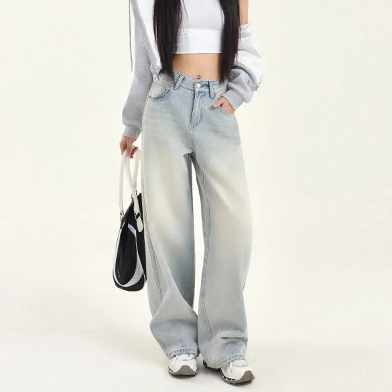 FAIRWHALE Jeans Women's Light Blue-5