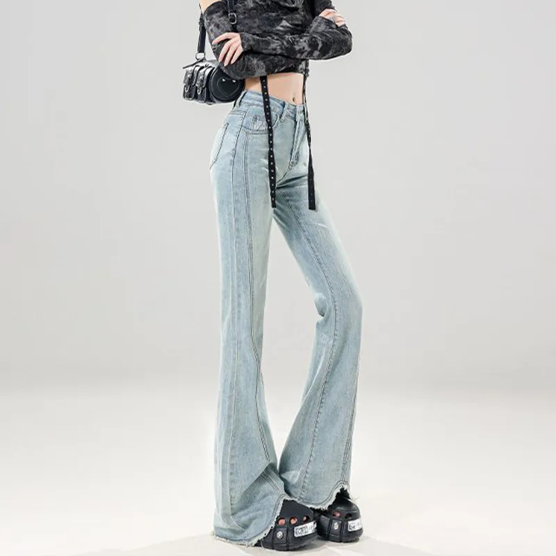 FAIRWHALE Jeans Women's Vintage Blue-34