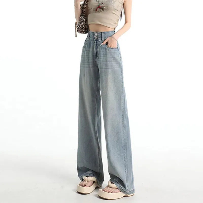 FAIRWHALE Jeans Women's Denim Blue-2
