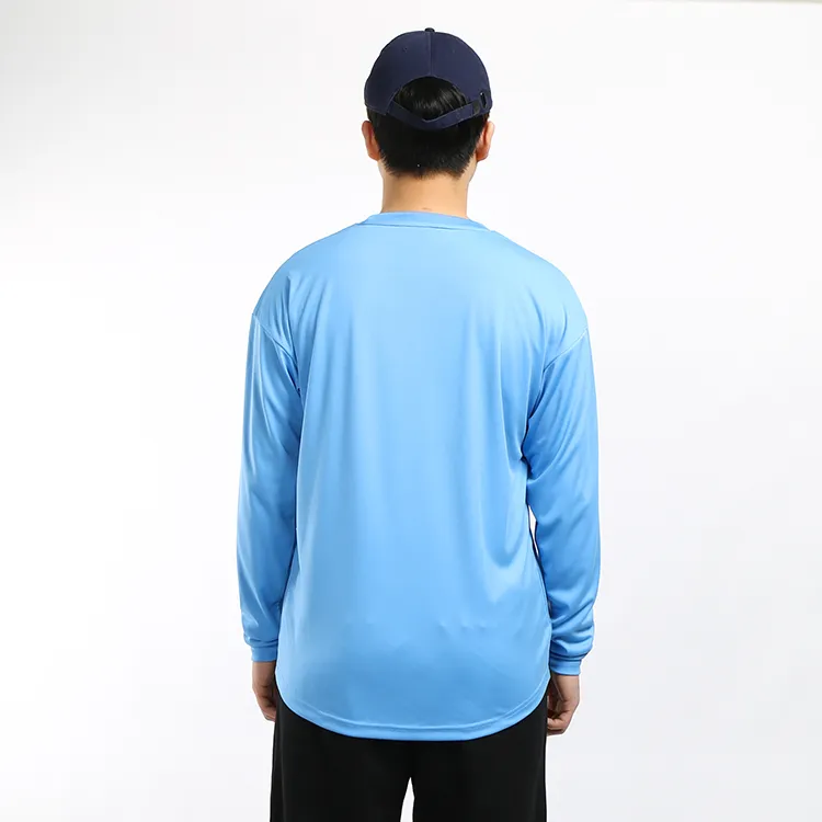 Slamble Drop Shoulder Sleeve Long Sleeved T Shirts Unisex-16