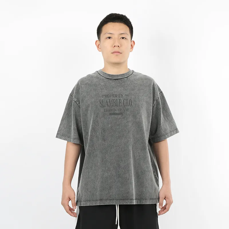 Slamble Short Sleeved T Shirts Unisex-3