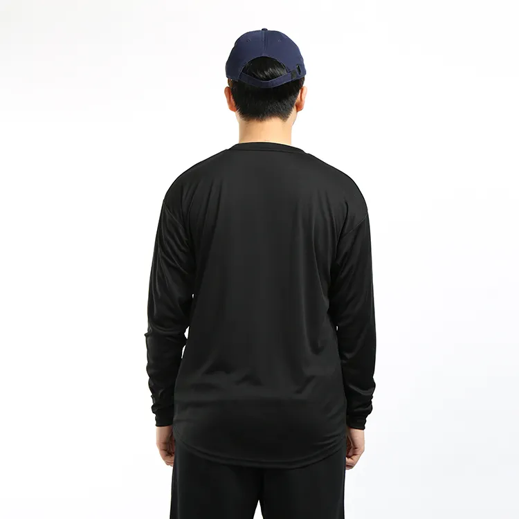 Slamble Drop Shoulder Sleeve Long Sleeved T Shirts Unisex-4