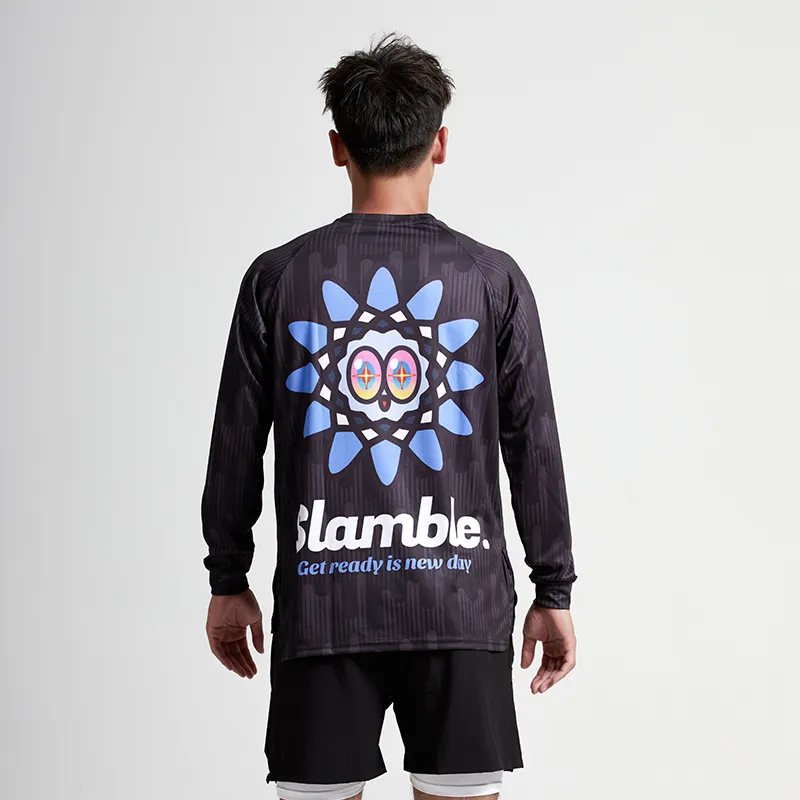Slamble Long Sleeved T Shirt Unisex-2
