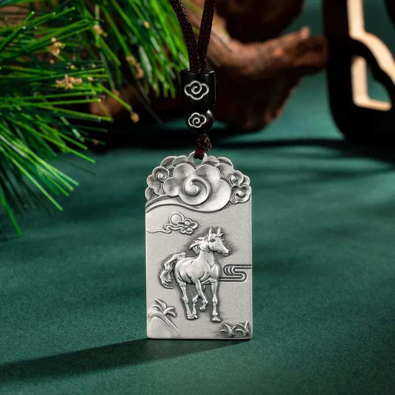 Yu Yin 999 Fine Silver Pendants Unisex-34