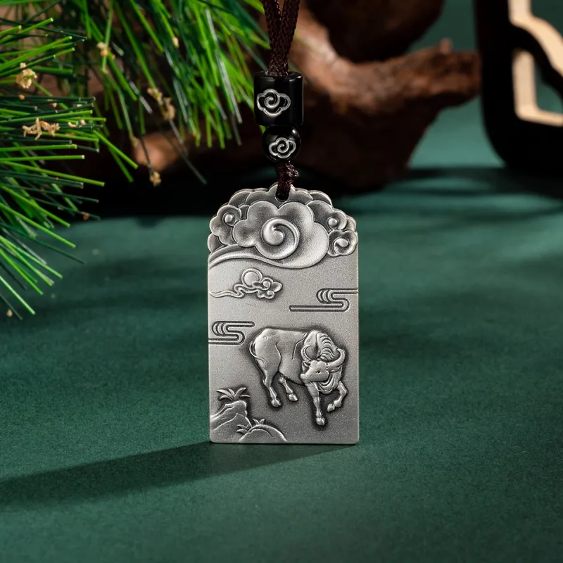 Yu Yin 999 Fine Silver Pendants Unisex-9