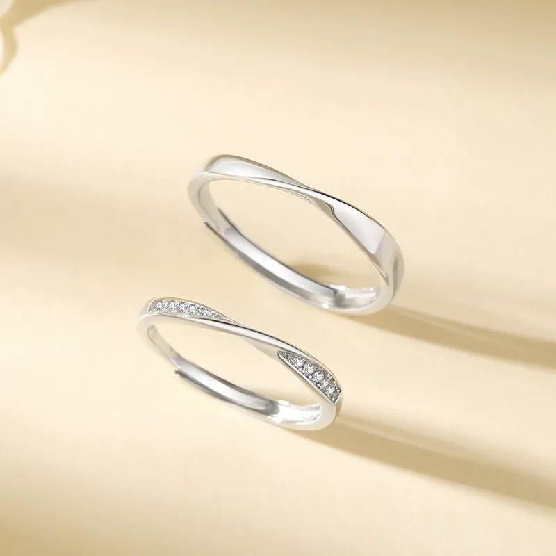 Yu Yin 925 Sterling Silver Rings Unisex-5