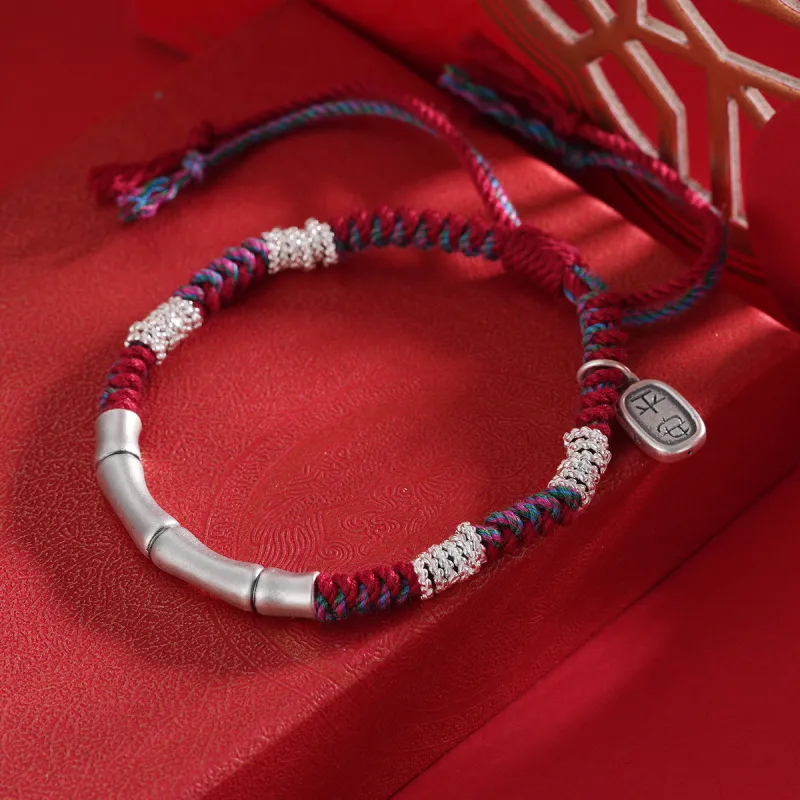Yu Yin Foot Silver 990 Bracelets Unisex-4