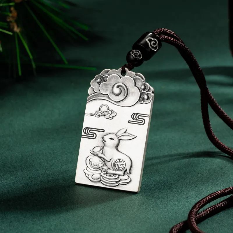 Yu Yin 999 Fine Silver Pendants Unisex-18
