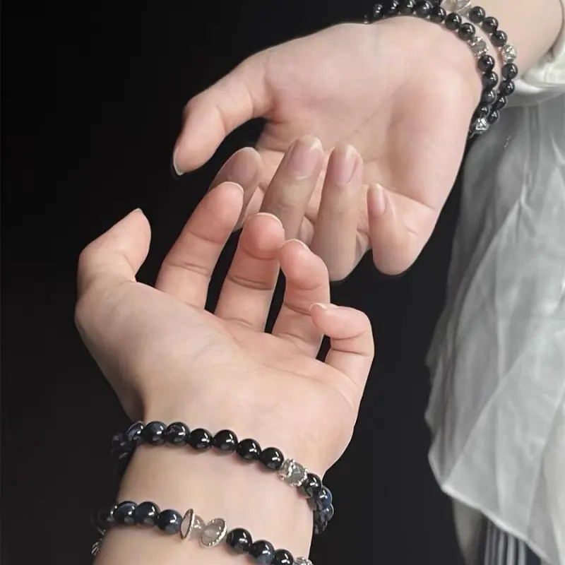 Yu Yin Colored Glaze Jade Bracelets Unisex-3