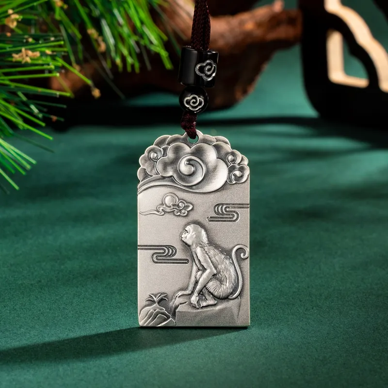 Yu Yin 999 Fine Silver Pendants Unisex-44