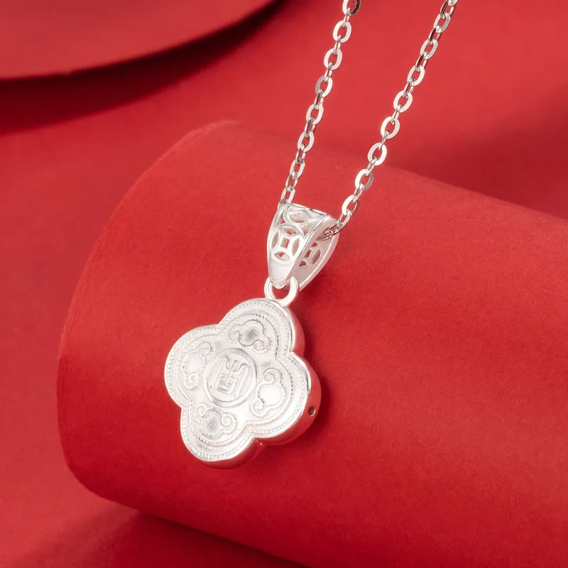Yu Yin Foot Silver 990 Pendants Unisex-3