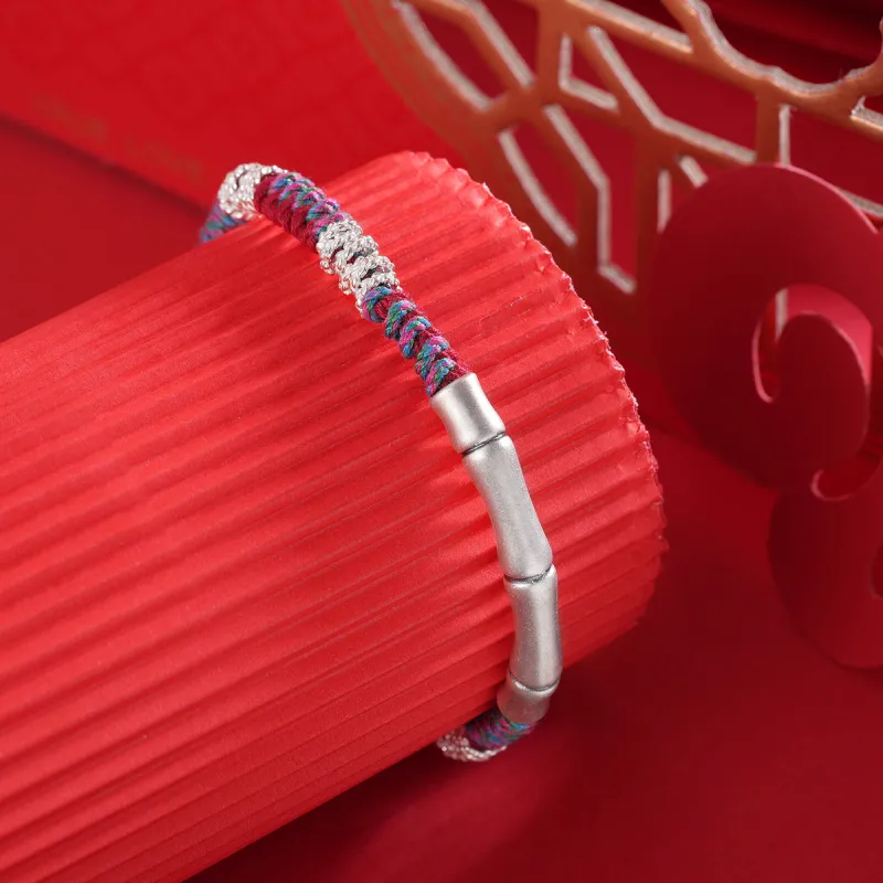 Yu Yin Foot Silver 990 Bracelets Unisex-5