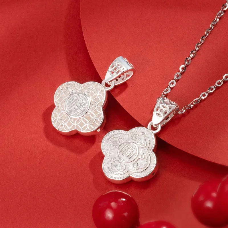 Yu Yin Foot Silver 990 Pendants Unisex-5