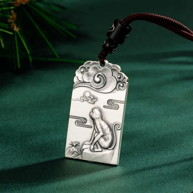 Yu Yin 999 Fine Silver Pendants Unisex-43