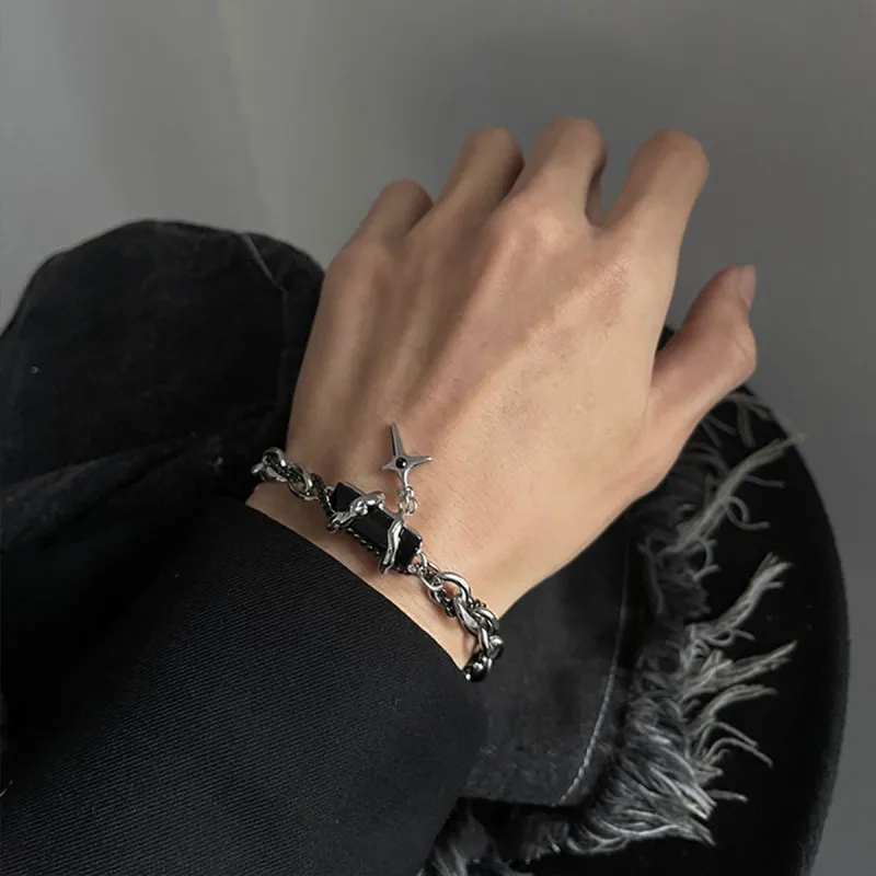 Yu Yin Colored Glaze Jade Bracelet/Anklet Unisex-2