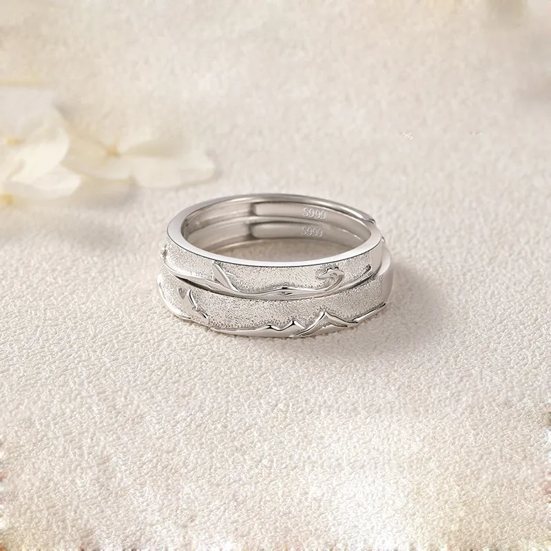 Yu Yin 999 Fine Silver Rings Unisex-1