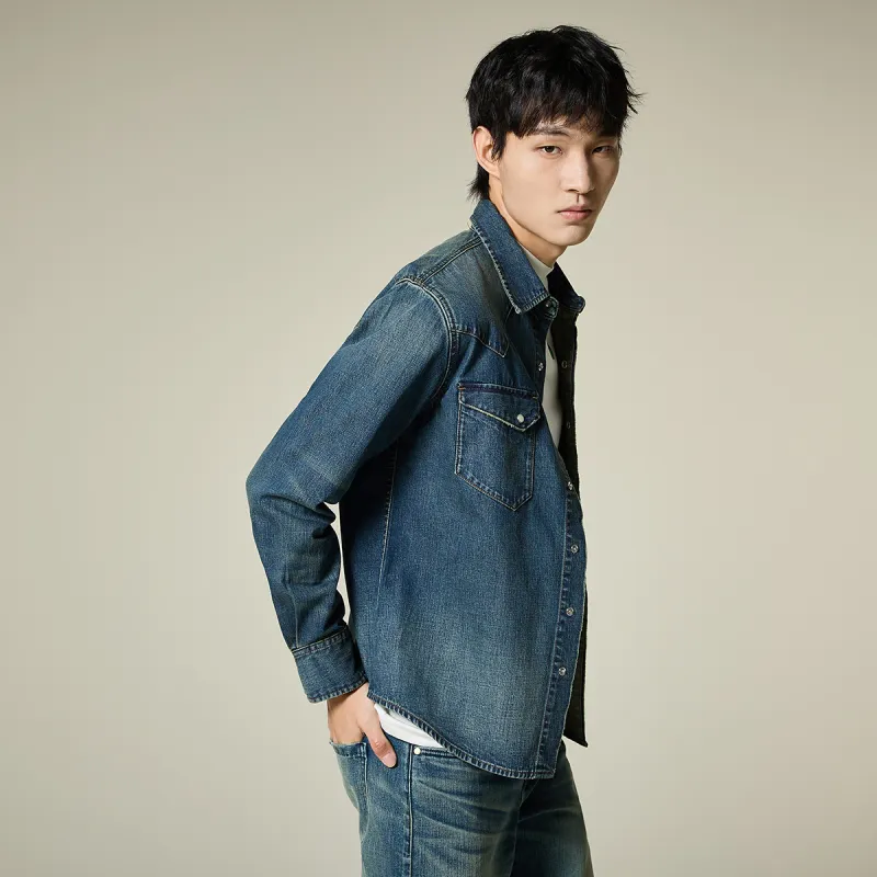 23R+ Shirts Men Royal Blue-5
