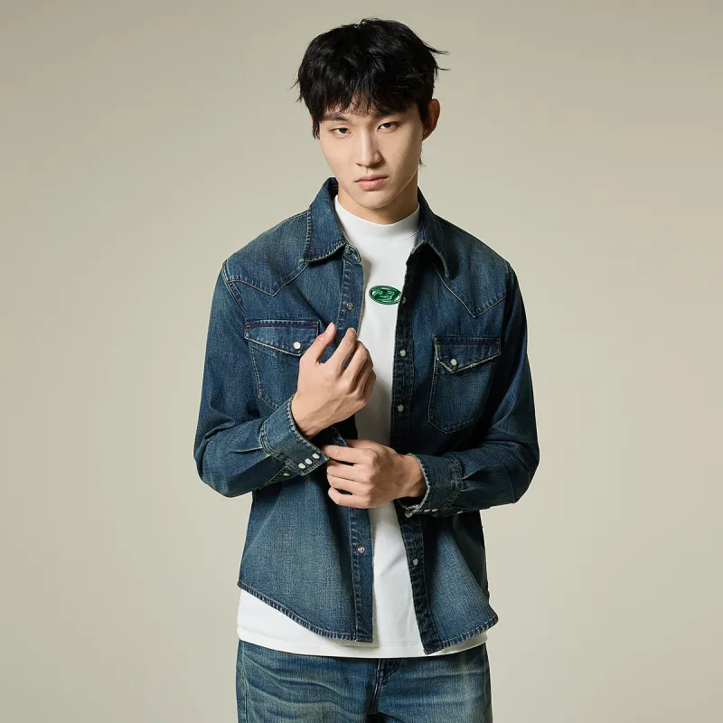 23R+ Shirts Men Royal Blue-6