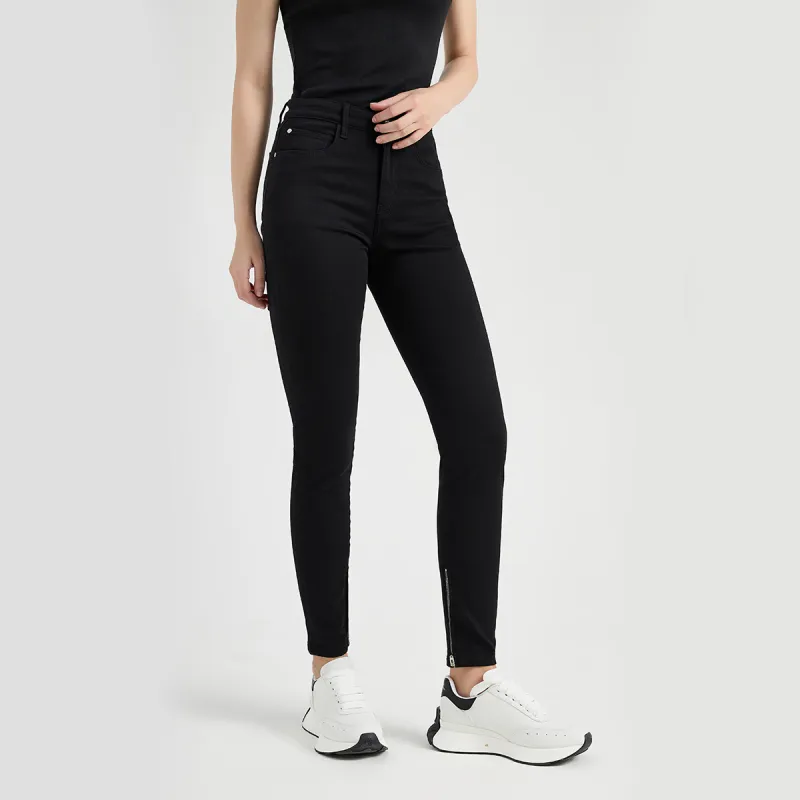 23R+ Fall And Winter Jeans Women's Black-4