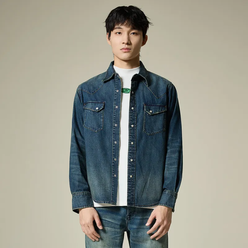 23R+ Shirts Men Royal Blue-4