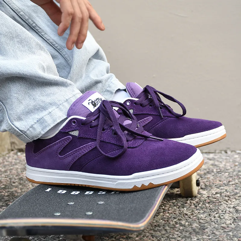 GOLUCK Ant Collection Box Low Top Skateboard Shoes Unisex Violet-7