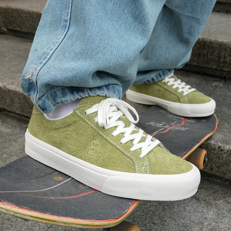 GOLUCK Big Dipper Cushioning, Abrasion Resistant, Slip Resistant Low Top Skateboard Shoes Unisex Emerald Screen Green-3
