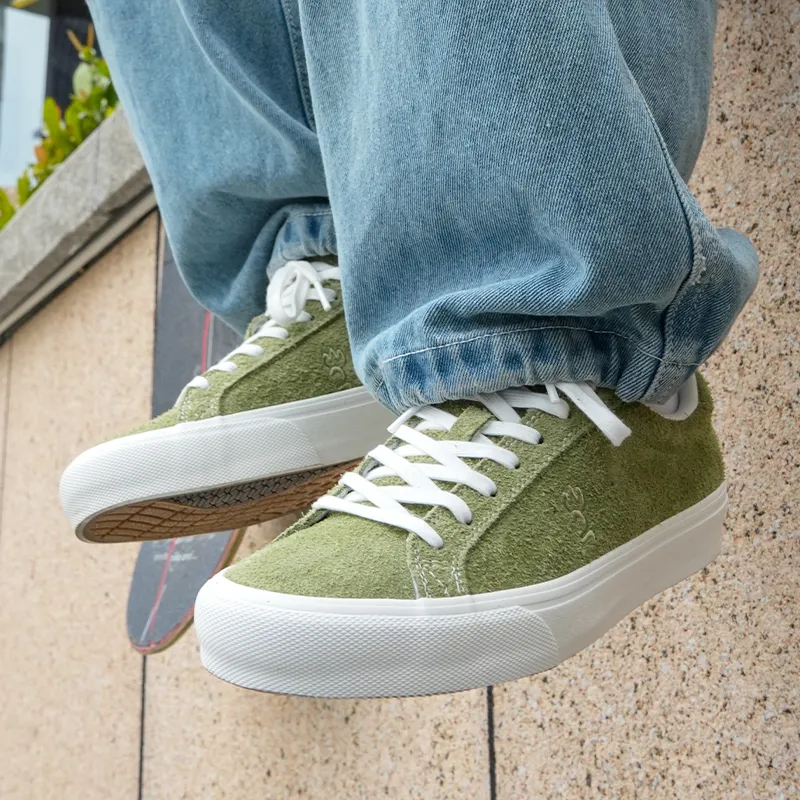 GOLUCK Big Dipper Cushioning, Abrasion Resistant, Slip Resistant Low Top Skateboard Shoes Unisex Emerald Screen Green-2