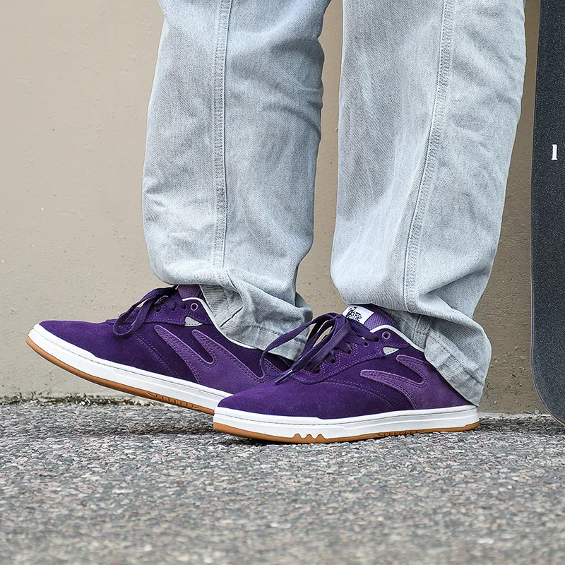 GOLUCK Ant Collection Box Low Top Skateboard Shoes Unisex Violet-8