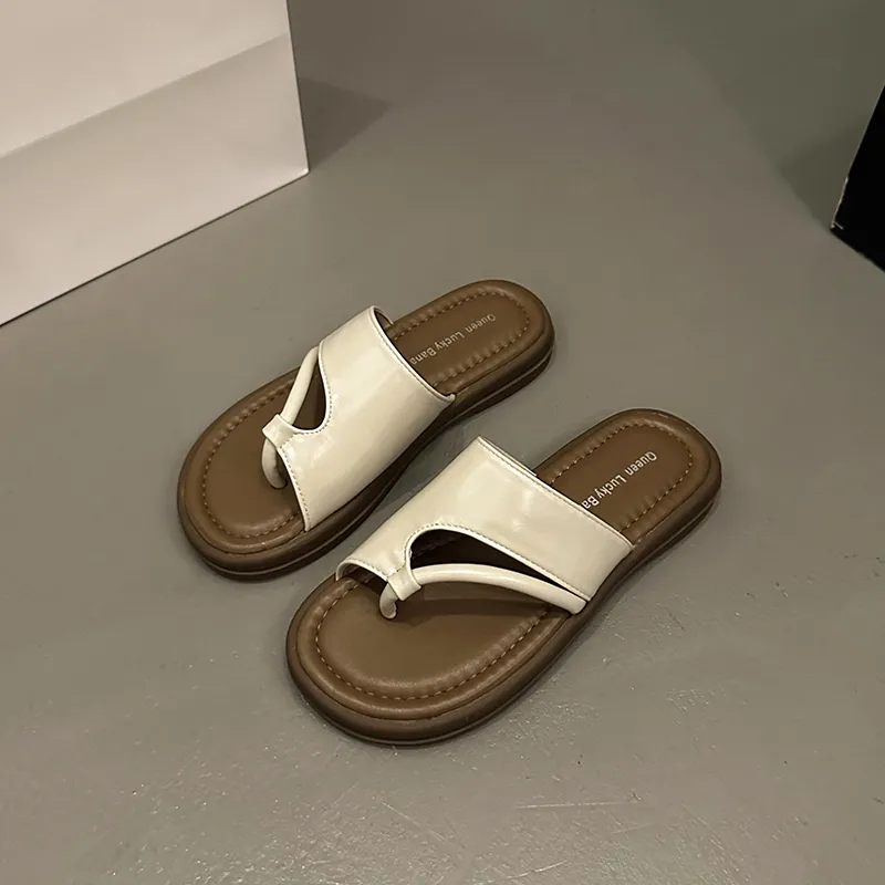 CZRSK Quiet Abrasion Resistant Slip Resistant Flip Flops Women's-15