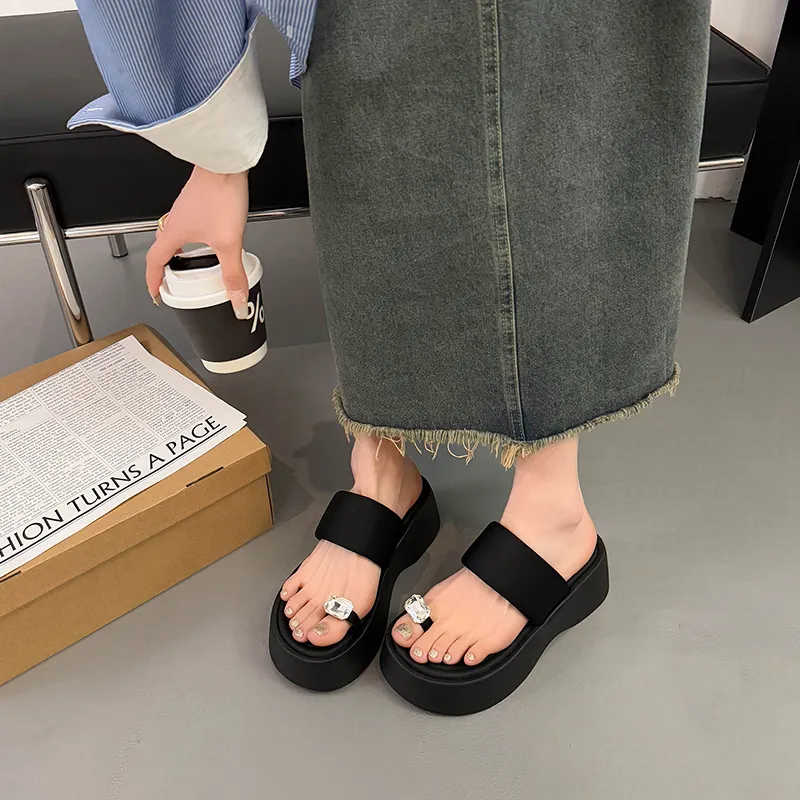 CZRSK Quiet Slip Resistant Abrasion Resistant Slide Slippers Women's-4