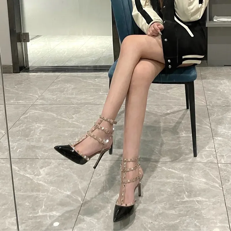 CZRSK Slim Heel High Heels Women's-5