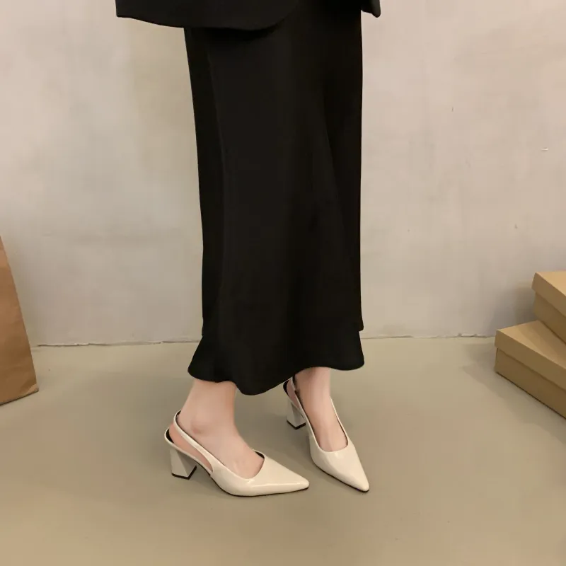 CZRSK Chunky Heel High Heels Women's-7