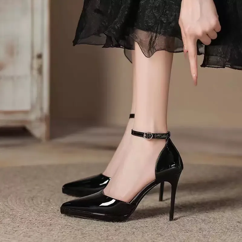 CZRSK Slim Heel High Heels Women's-1