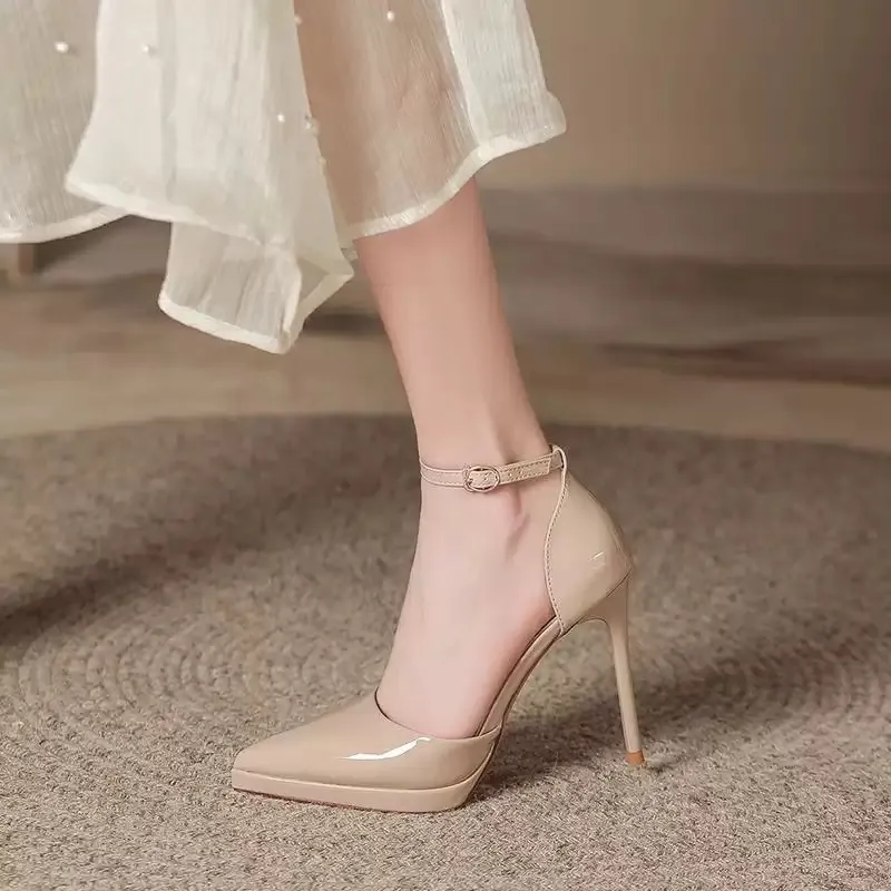 CZRSK Slim Heel High Heels Women's-7
