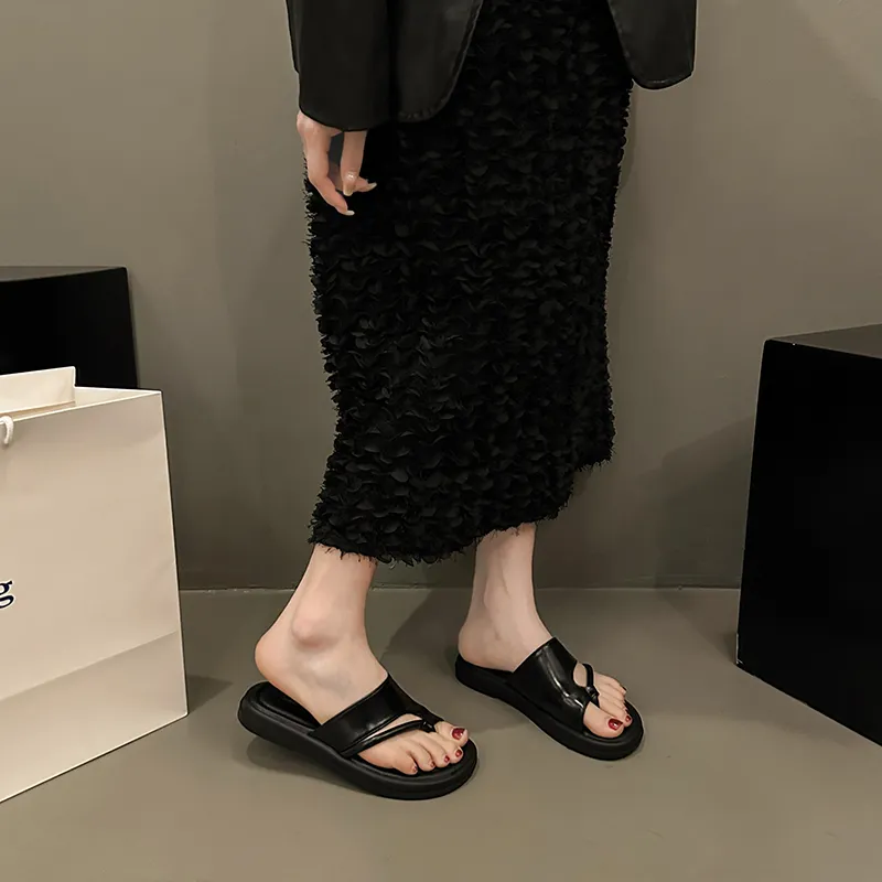 CZRSK Quiet Abrasion Resistant Slip Resistant Flip Flops Women's-4