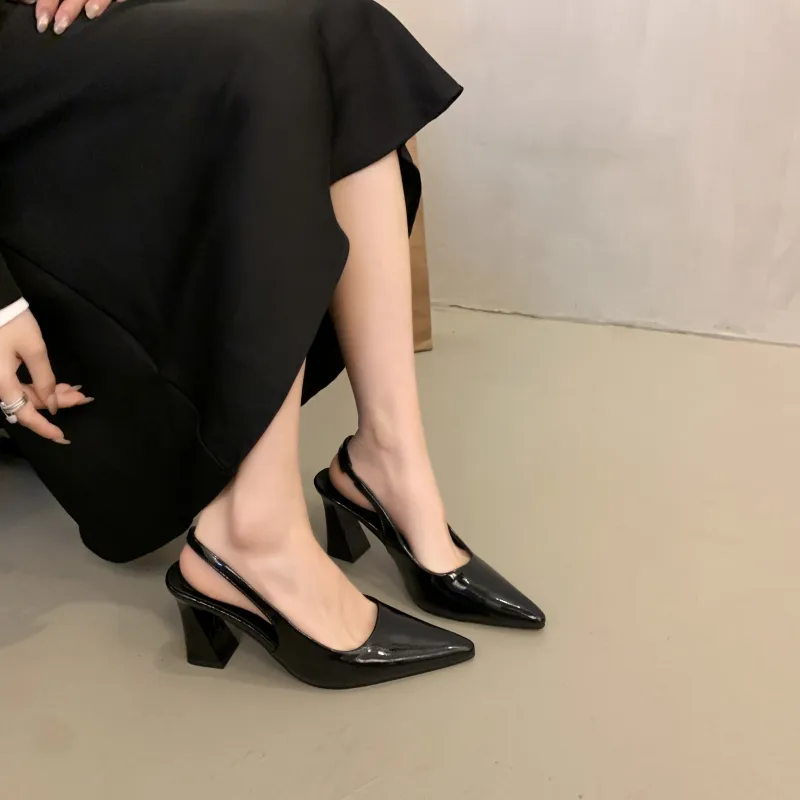 CZRSK Chunky Heel High Heels Women's-10