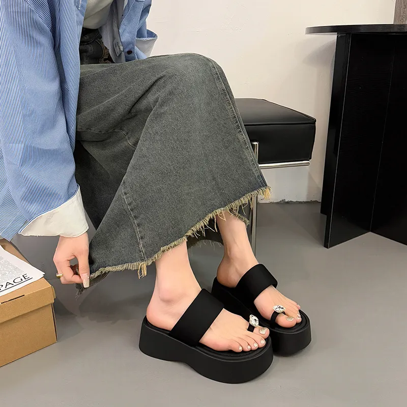 CZRSK Quiet Slip Resistant Abrasion Resistant Slide Slippers Women's-2