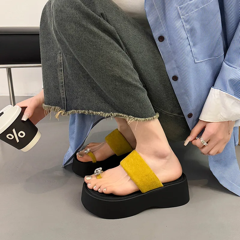 CZRSK Quiet Slip Resistant Abrasion Resistant Slide Slippers Women's-8
