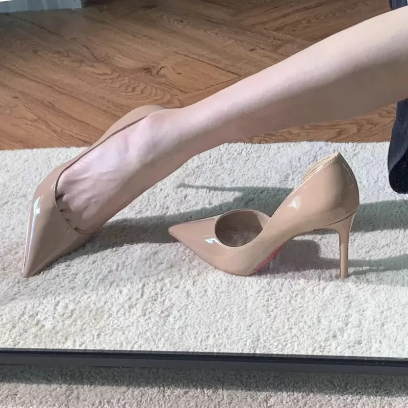CZRSK Slim Heel High Heels Women's-6