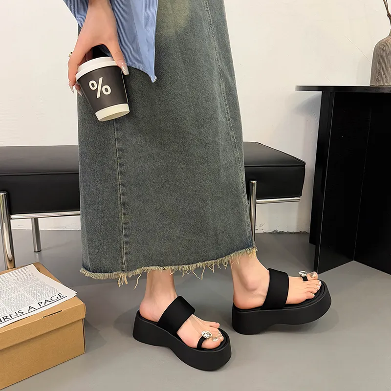CZRSK Quiet Slip Resistant Abrasion Resistant Slide Slippers Women's-3