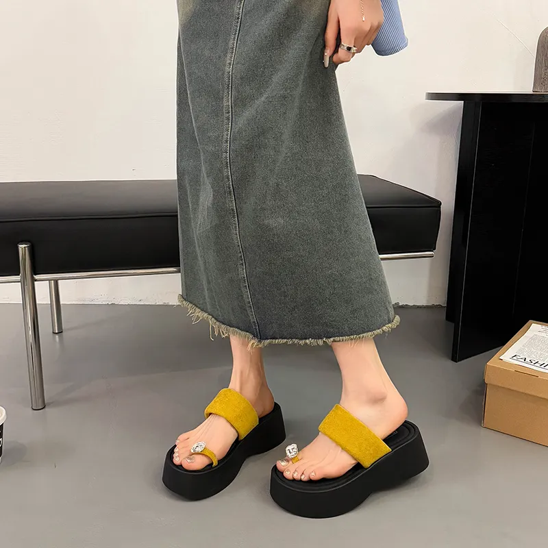 CZRSK Quiet Slip Resistant Abrasion Resistant Slide Slippers Women's-9