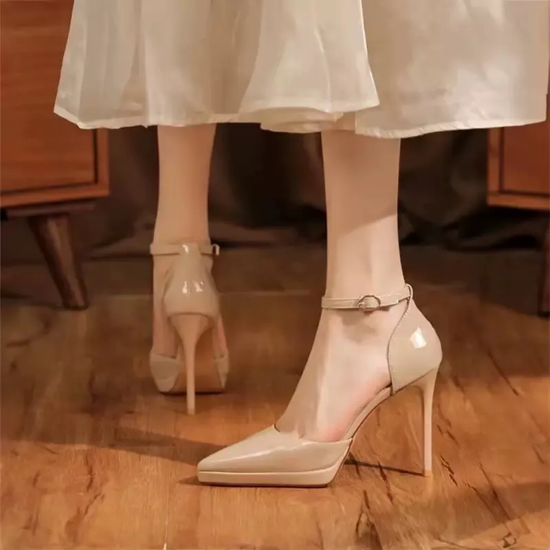 CZRSK Slim Heel High Heels Women's-5