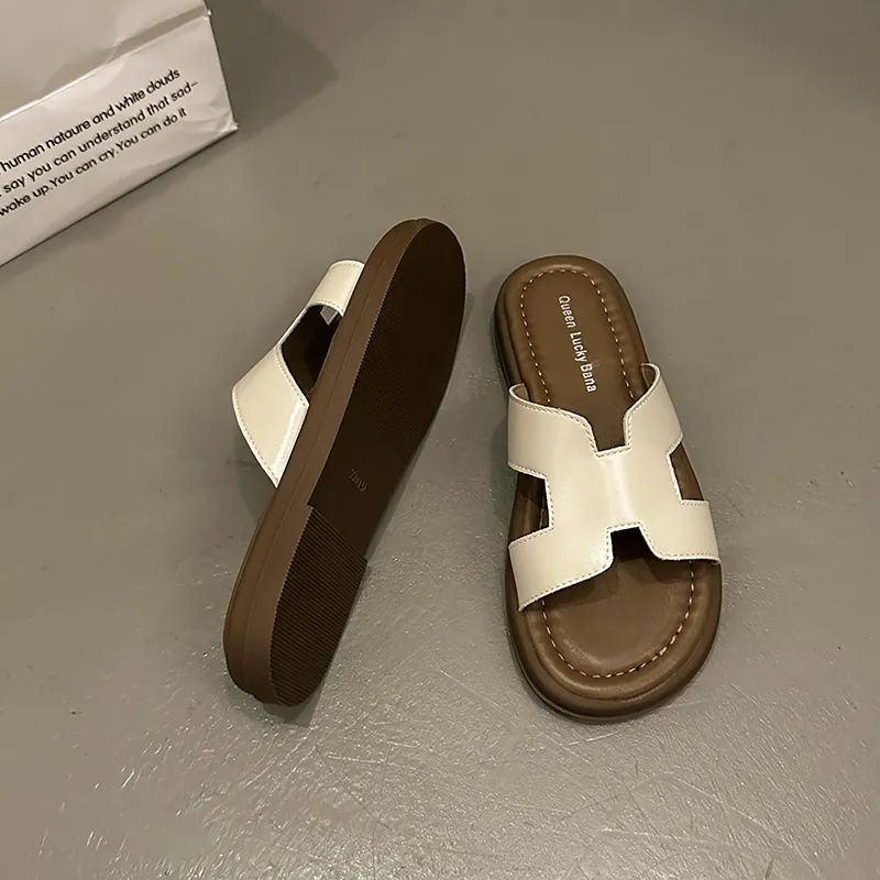 CZRSK Quiet Slip Resistant Abrasion Resistant Slide Slippers Women's-15