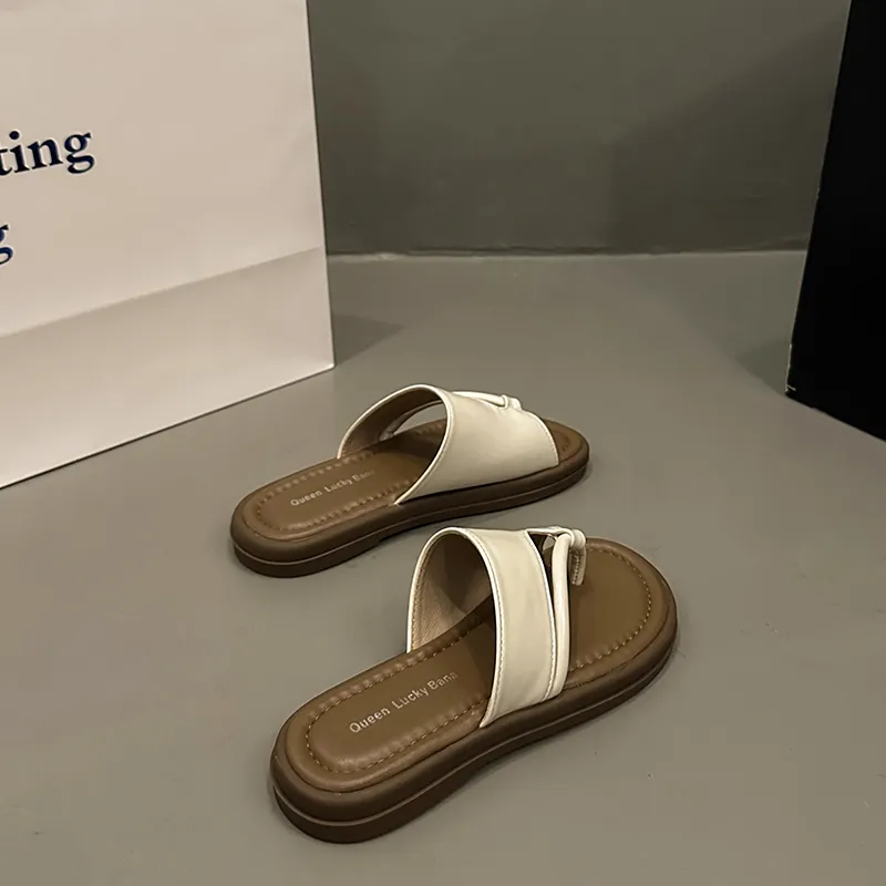 CZRSK Quiet Abrasion Resistant Slip Resistant Flip Flops Women's-16