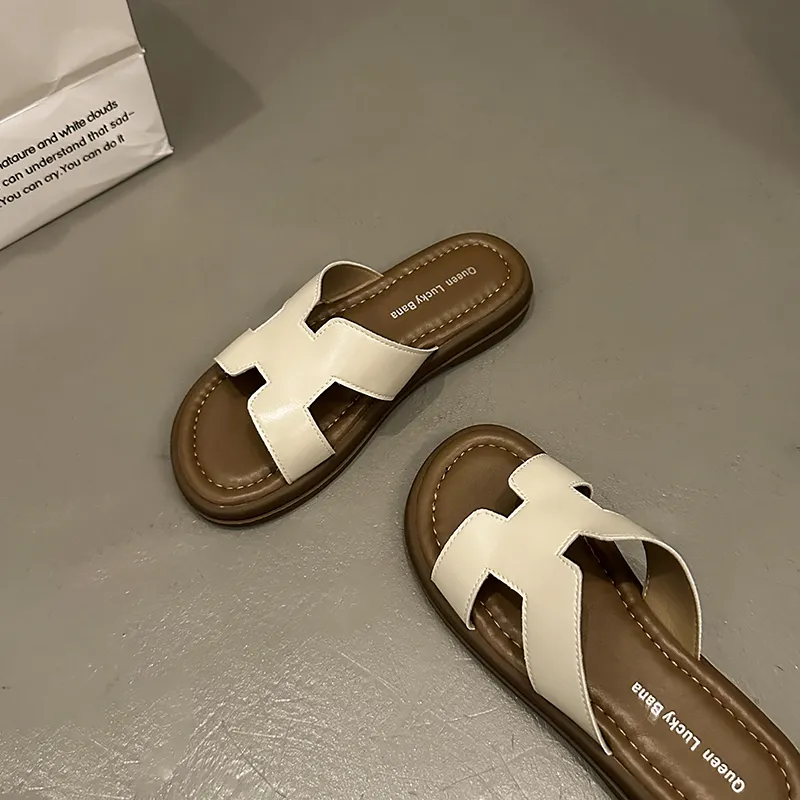 CZRSK Quiet Slip Resistant Abrasion Resistant Slide Slippers Women's-16