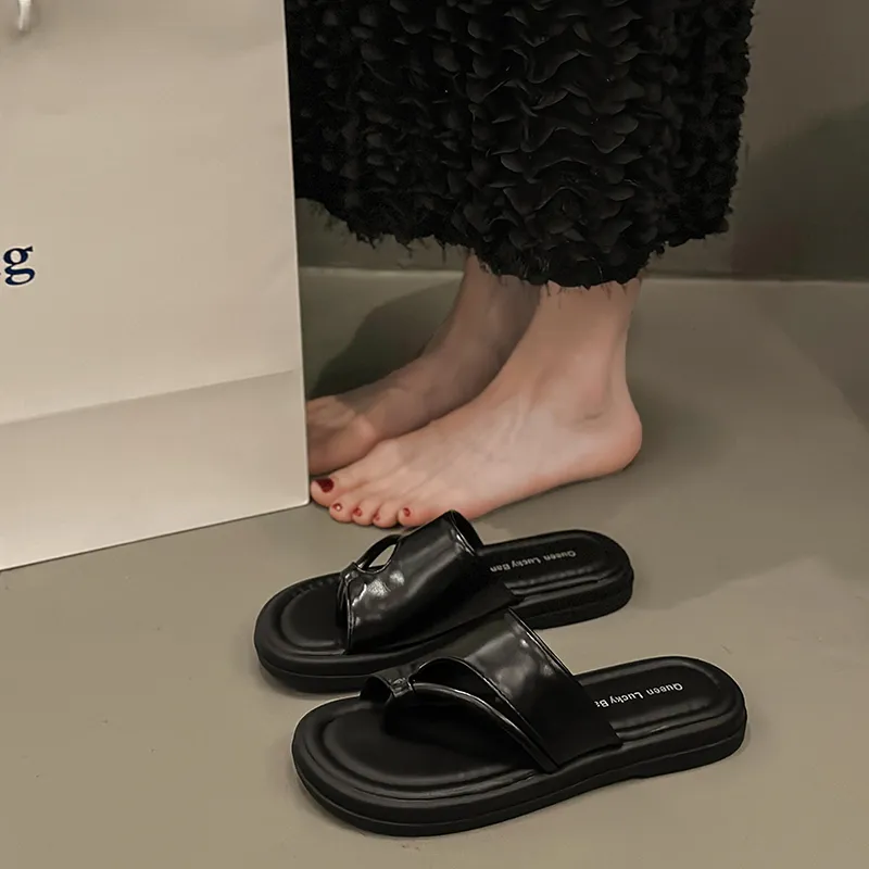 CZRSK Quiet Abrasion Resistant Slip Resistant Flip Flops Women's-3