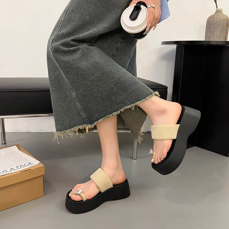 CZRSK Quiet Slip Resistant Abrasion Resistant Slide Slippers Women's-13