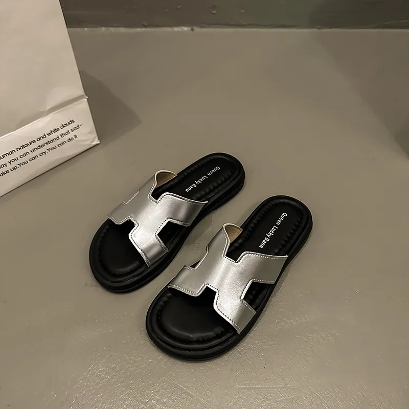 CZRSK Quiet Slip Resistant Abrasion Resistant Slide Slippers Women's-8