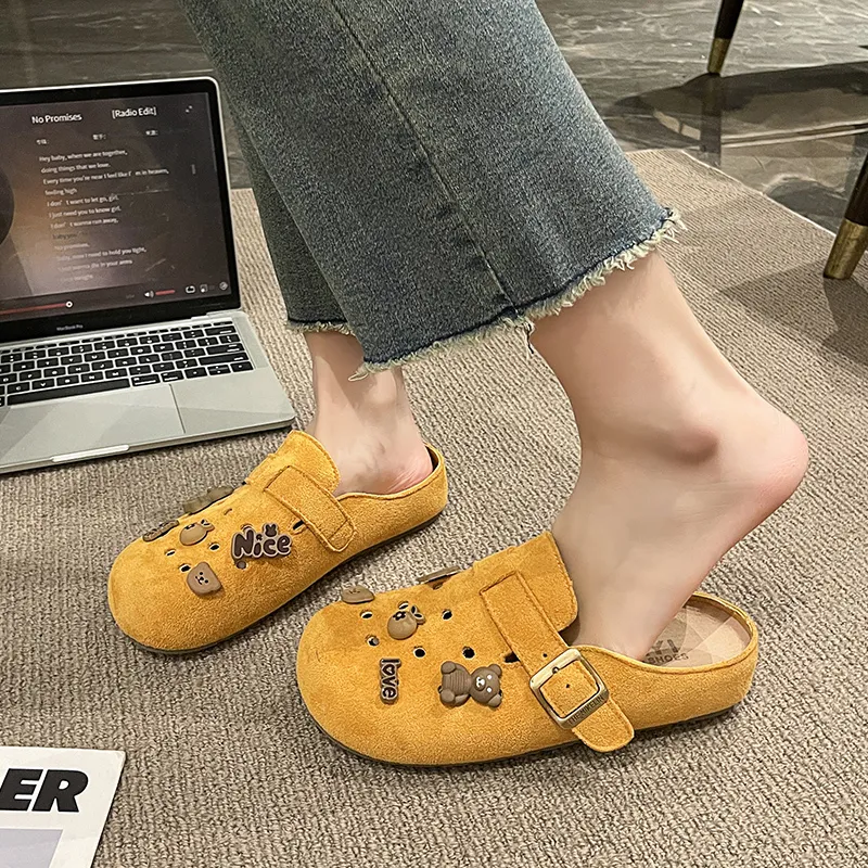 CZRSK Abrasion Resistant Slip Resistant Wrap toe Slippers Women's-2